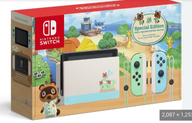2025 Nintendo Switch HAC-001(-01) Animal Crossing: New Horizons Special Edition �C 1 TB Opslag
