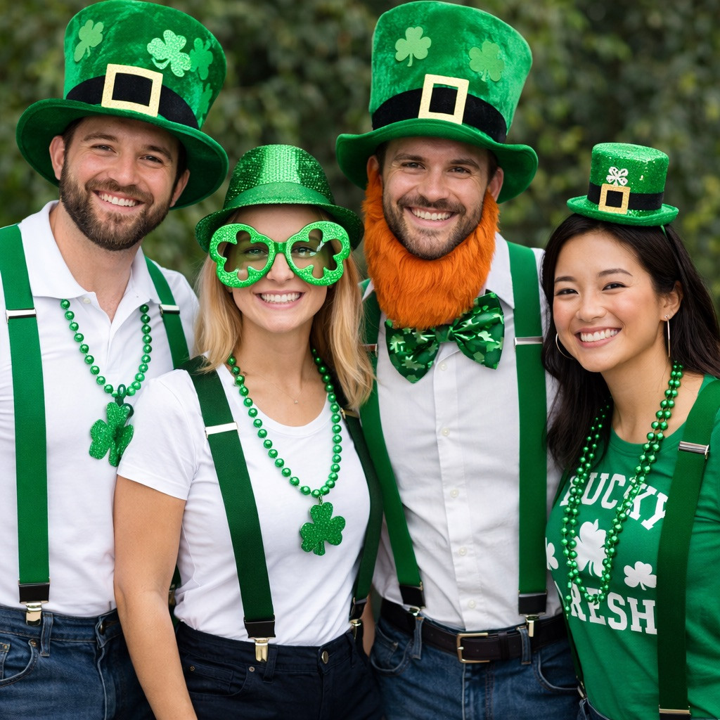 St Patricks Day Gifts | St Patricks Day Suspenders |   WS6872D