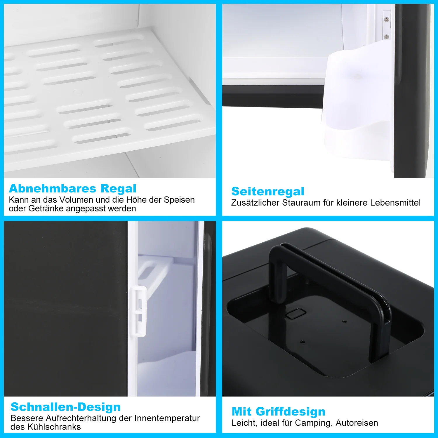 Sonnewelt 2 in 1 Mini Kühlschrank 15L Kühlbox