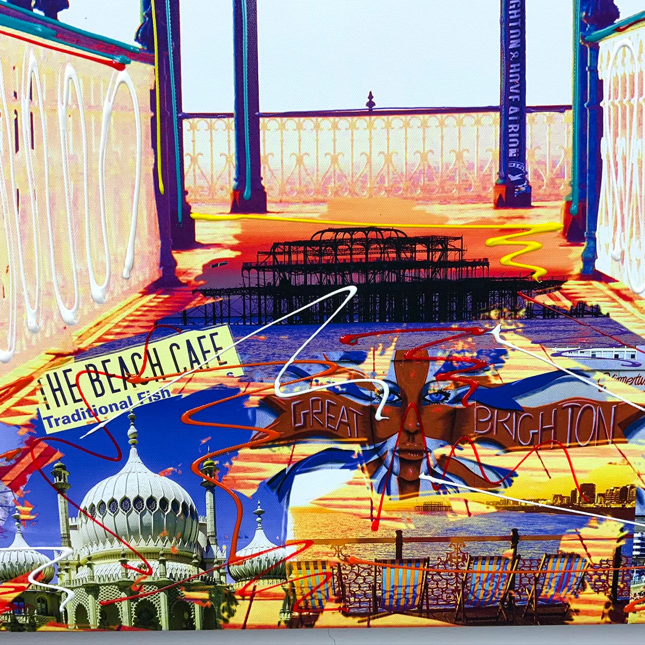 Brighton Bandstand Vivid