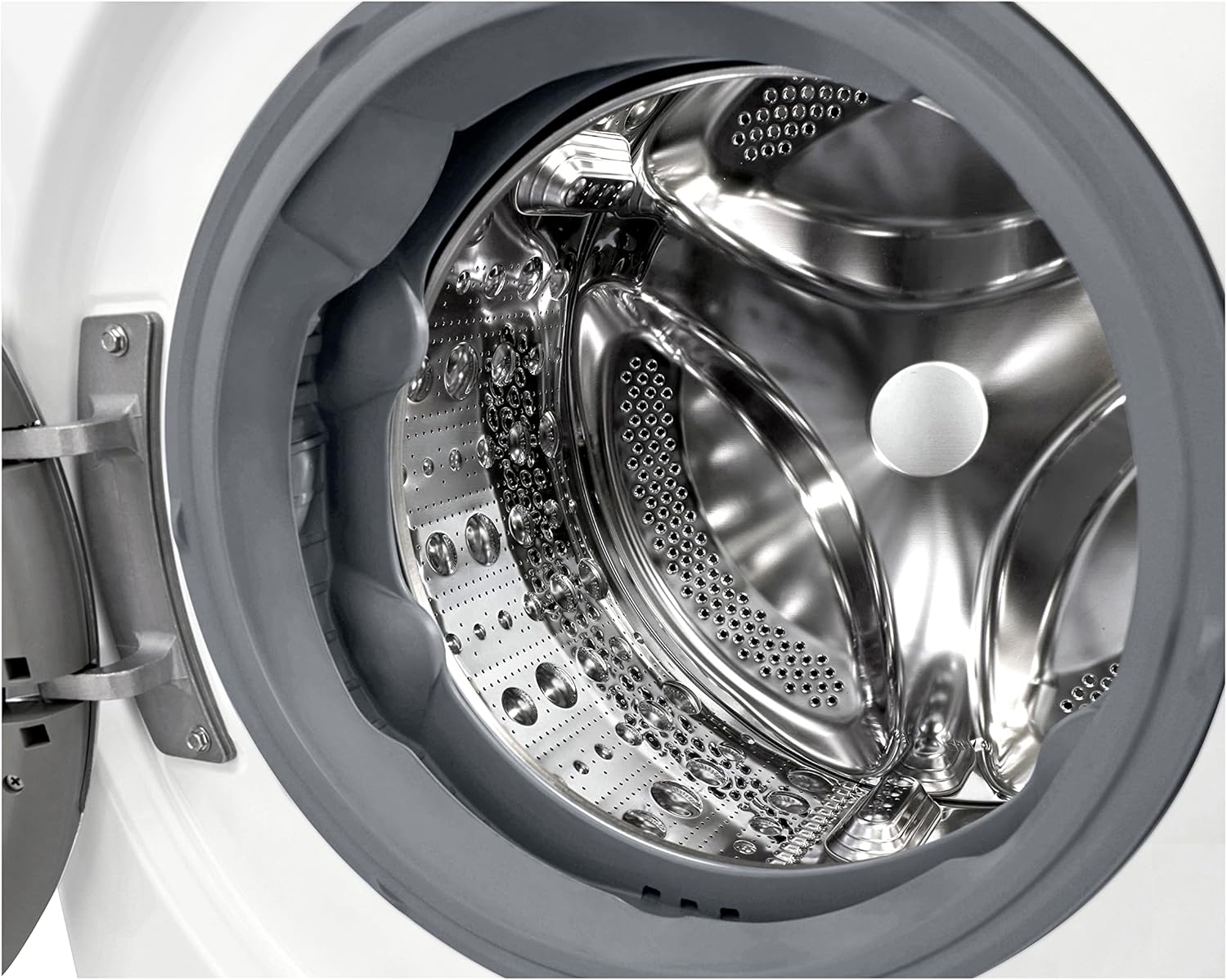 LG F4WV7080, Klasse A, Frontlader-Waschmaschine 8 kg, 1400 U/Min, AI Direct Drive, Wi-Fi, Tiefenreinigung mit Dampf, Groe Kapazitt, TRIPLE A, Auentür aus Sicherheitsglas, 62 x 60 x 85 cm Wei