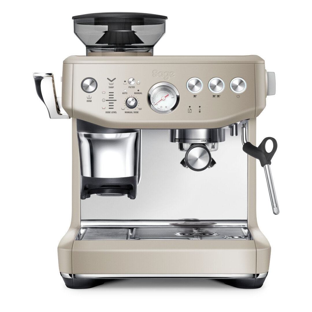 Sage The Barista Express Impress Coffee Machine - Almond Nougat | SES876ALM4GUK1