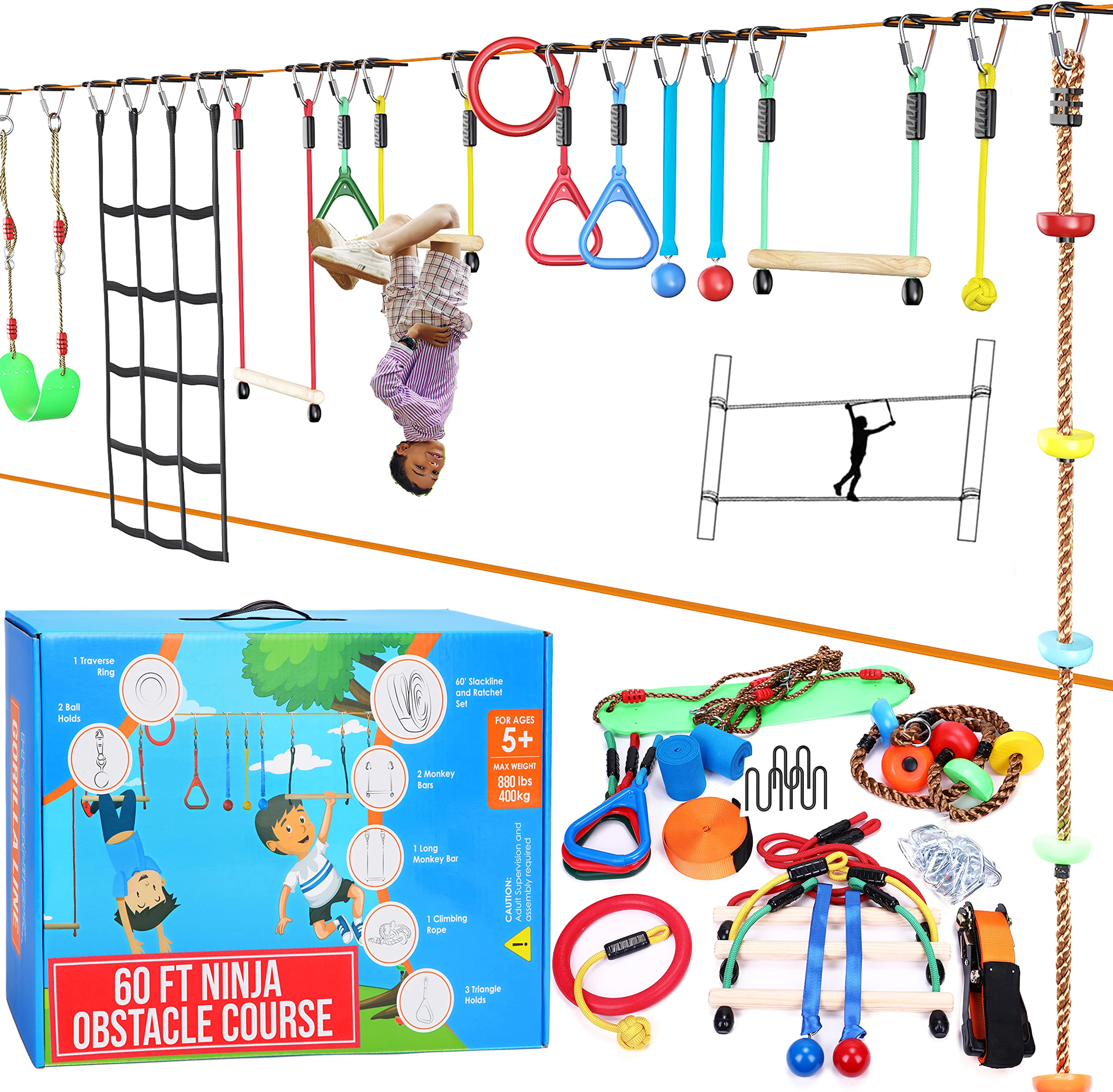 Hyponix Ninja Warrior Obstacle Course