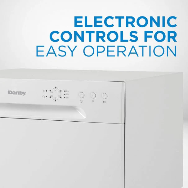 Danby 6 Place Setting stainless steel Countertop Dishwasher