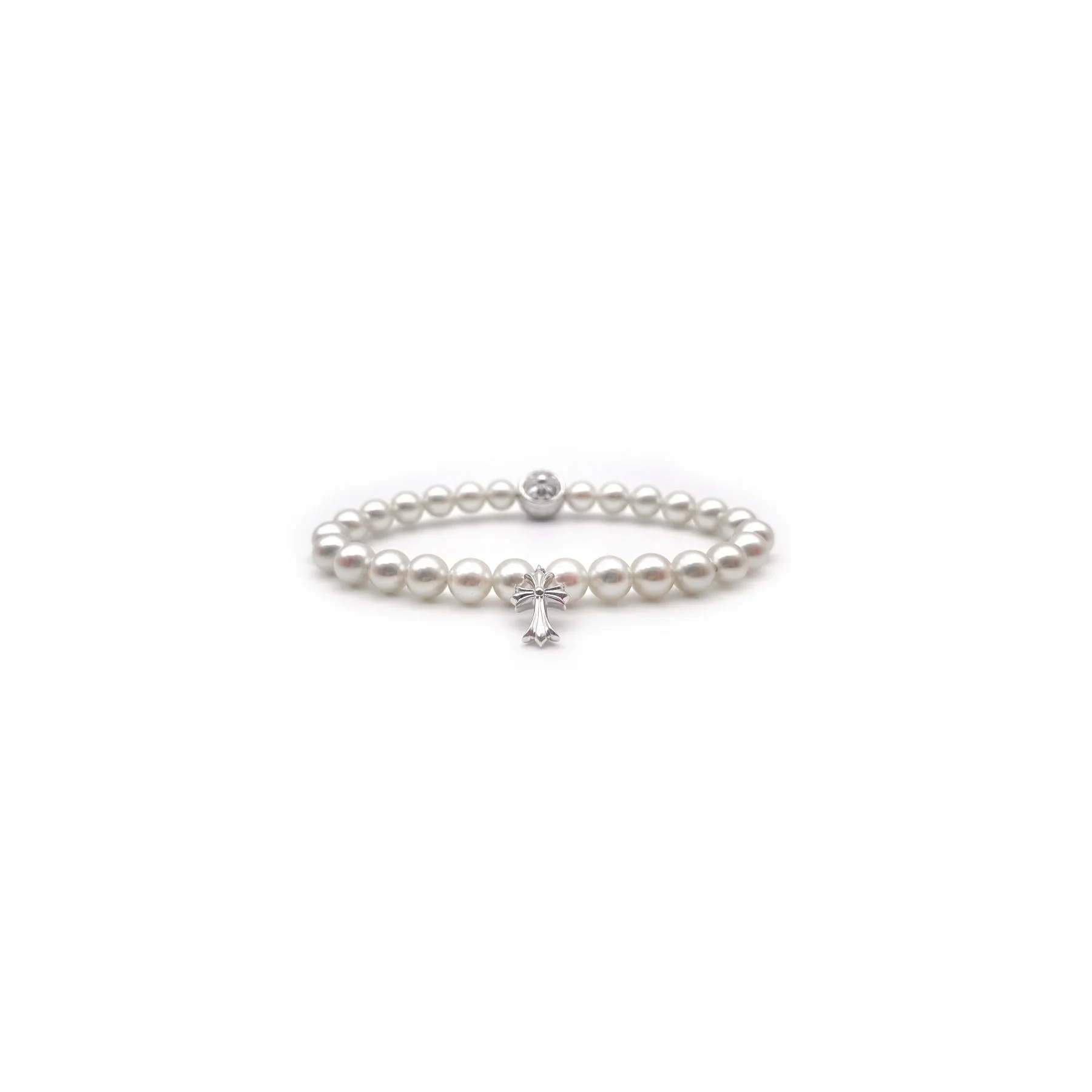 Mikimoto White Pearl Bracelet Chrome Hearts Jewelry