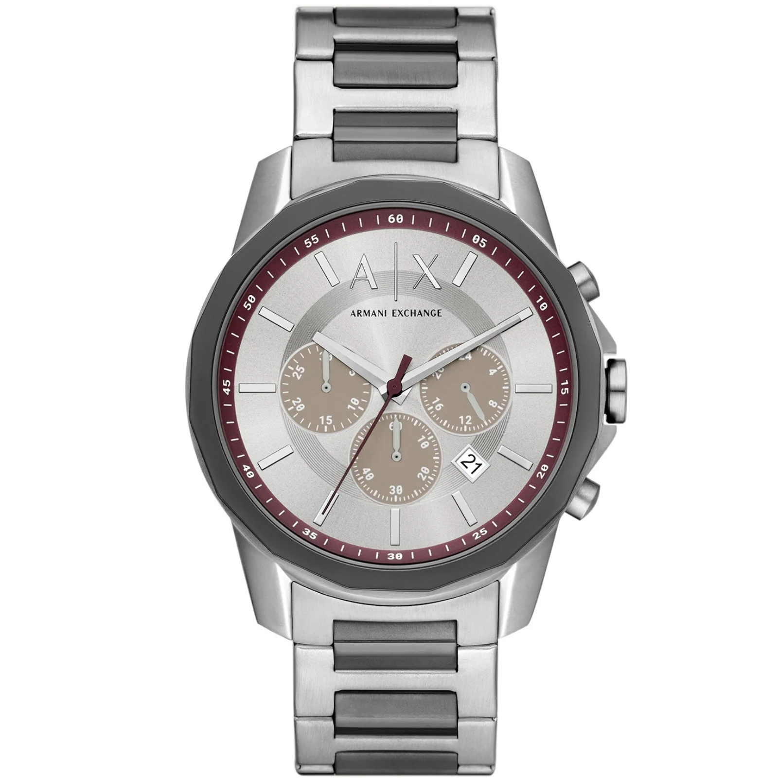 Armani Exchange Banks Chronograph Gray Dial Grey Watch - AX1745