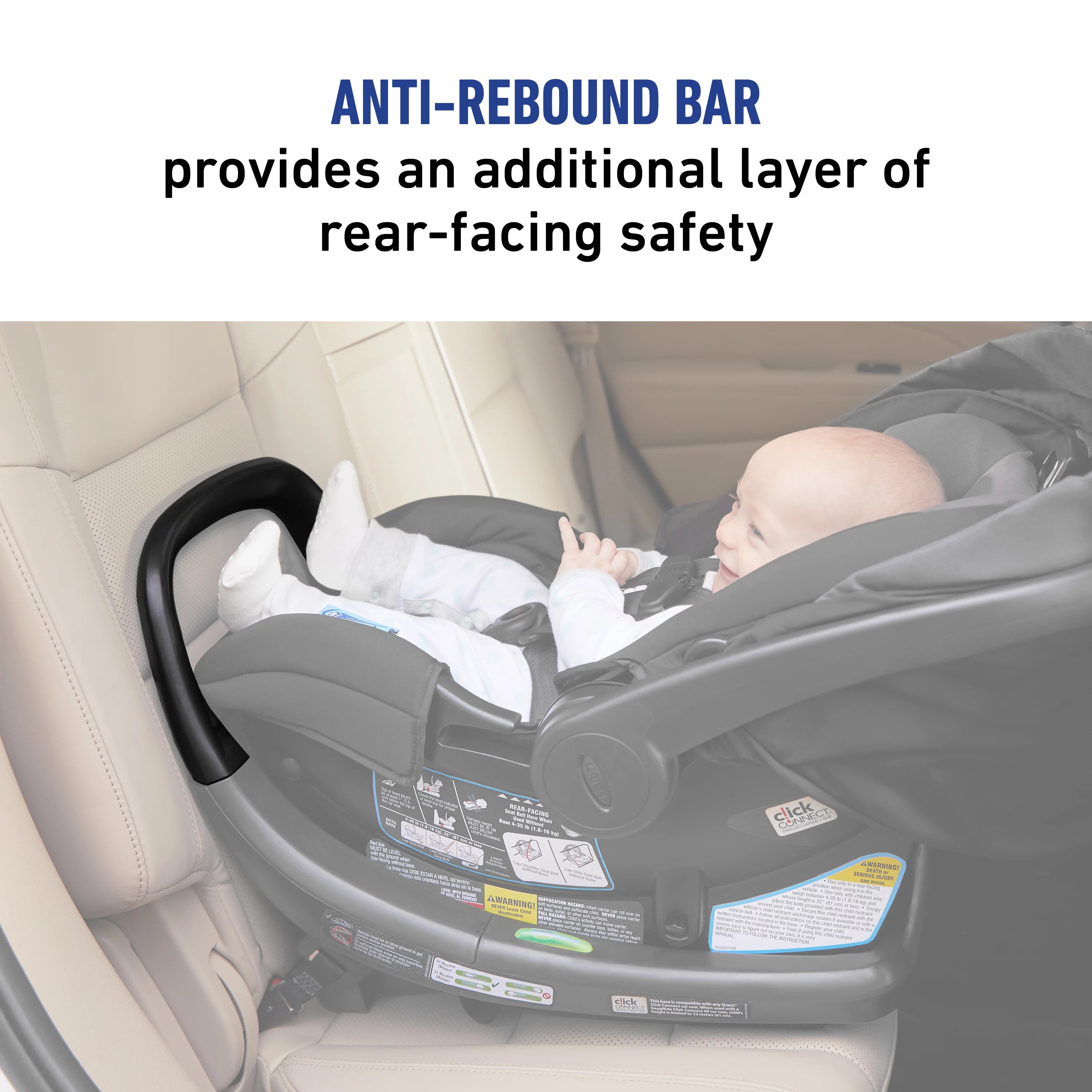 Graco SnugRide SnugFit 35 LX Infant Car Seat, Nash, 1 Count