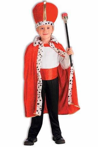 Child King Robe & Crown Costume Mardi Gras 4559