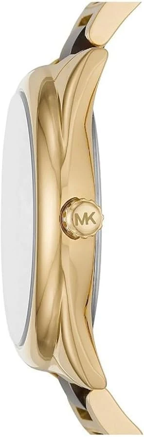 Michael Kors Janelle Three-Hand Gold and Brown Tortoise Acetate Women's Watch - MK7136