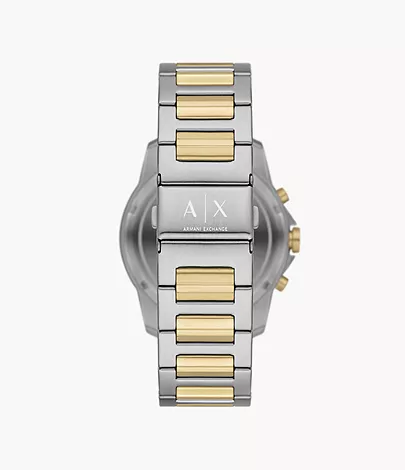 Armani Exchange Banks Chronograph Two-Tone Men's Watch - AX7148