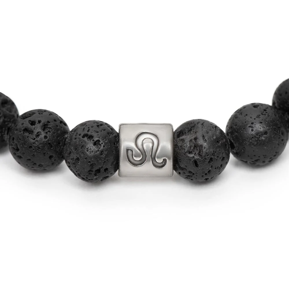Sterrenbeeld Edelsteen Armband - Lavasteen Zilver - Horoscoop Armband
