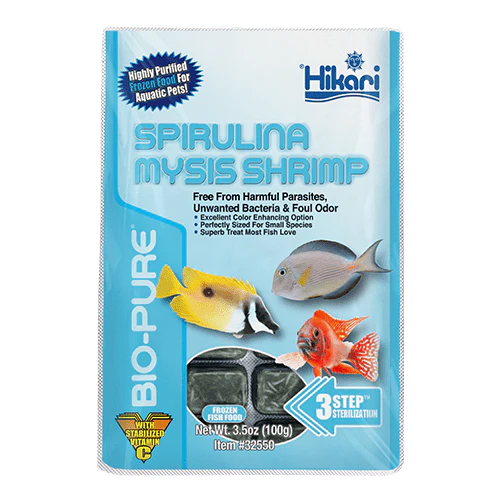 Bio-Pure Spirulina-Mysis Shrimp - 3.5 oz.