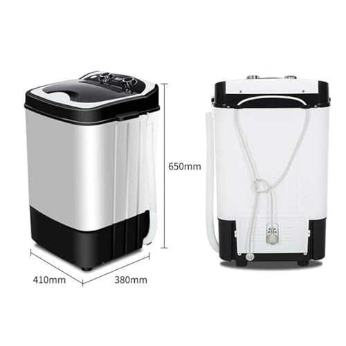 MGHRUE Lavatrice Portatile 2 in 1, Lavatrice E Asciugatrice Centrifuga per Campeggio, Dormitori, Appartamenti, Stanze Universitarie, capacità Lavatrice 2 kg, Portatile, Compatta,Nero : Amazon.it: Grandi elettrodomestici