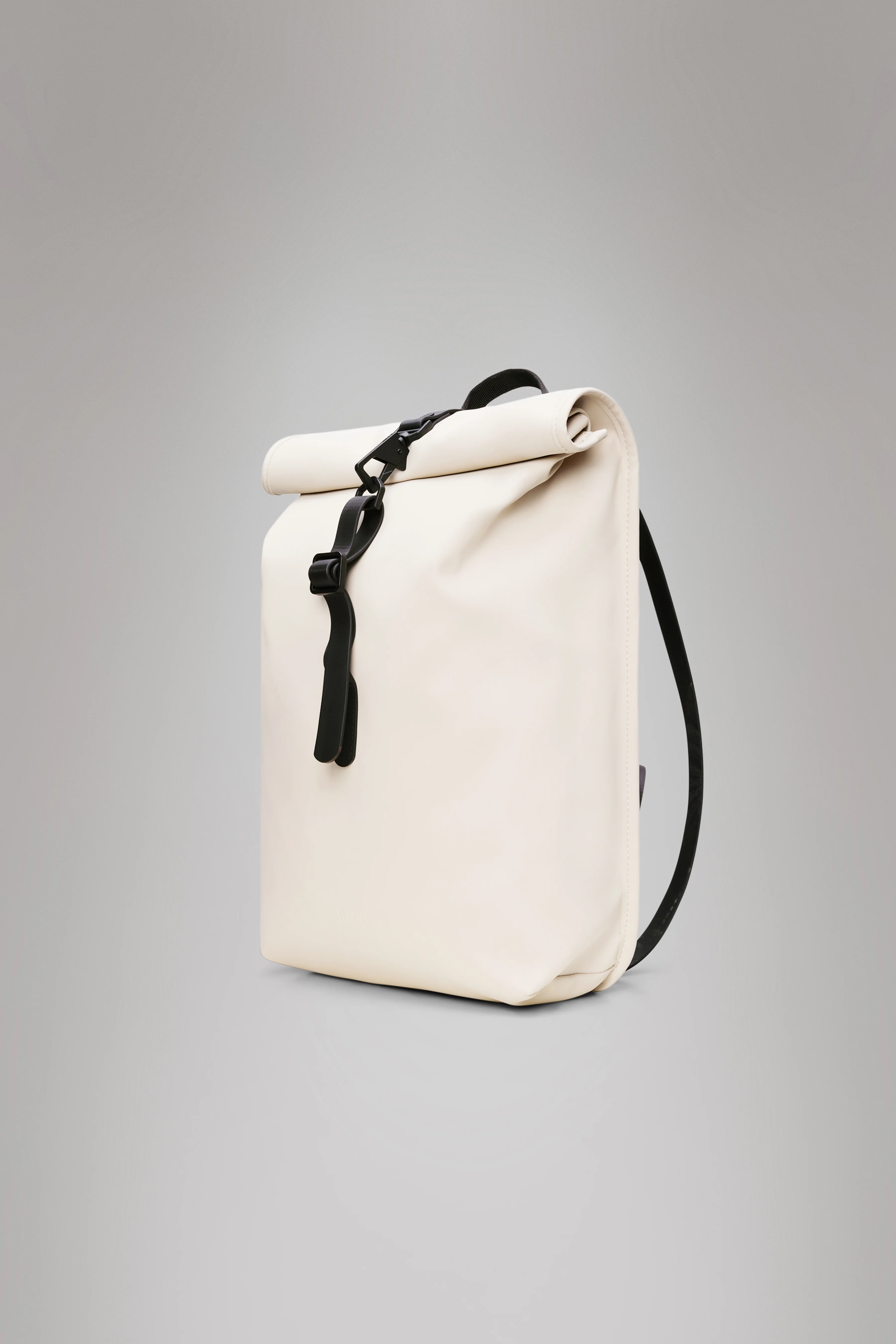2025 Rolltop Rucksack Mini – Mochila Urbana Compacta e Impermeable con Cierre de Mosquetón – Tejido PU – Ideal para Desplazamientos Diarios