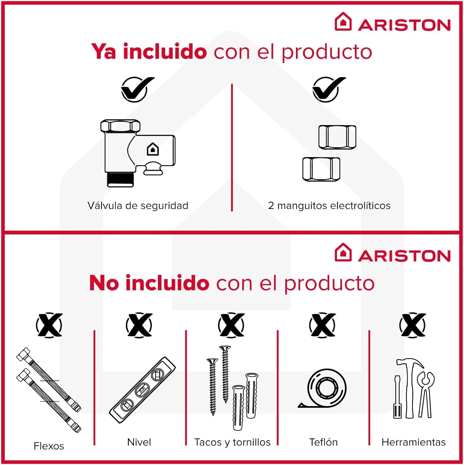Ariston Lydos R – Electric Thermo 50 Litres, Vertical Electric Water Heater with External Regulation + Titanium Tank 48 x 45 x 56.8, Heaters Installation in Spain Efficiency C Range (A+/F)
