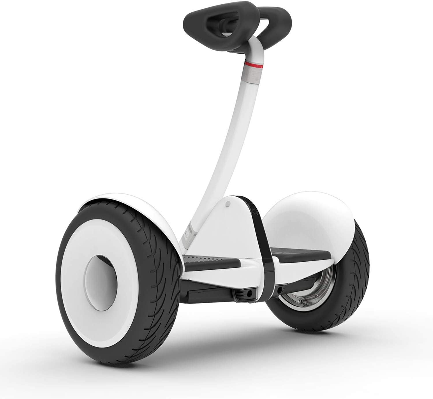 Segway Ninebot S Smart SelfBalancing Electric Scooter with LED light, Portable and Powerful, White