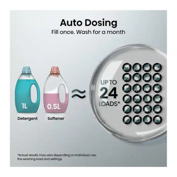 Hisense 5S Series Auto Dosing WiF 10.5 kg Washer Dryer - Black | WD5S1045BB