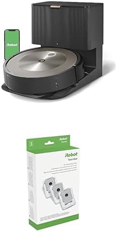 iRobot Roomba j9+ Self-Emptying Robot Vacuum – Powerful Suction, Identifies and Avoids Obstacles Like pet Waste, Self-Empties for 60 Days, Best for Homes with Pets, Smart Mapping, Works with Alexa​