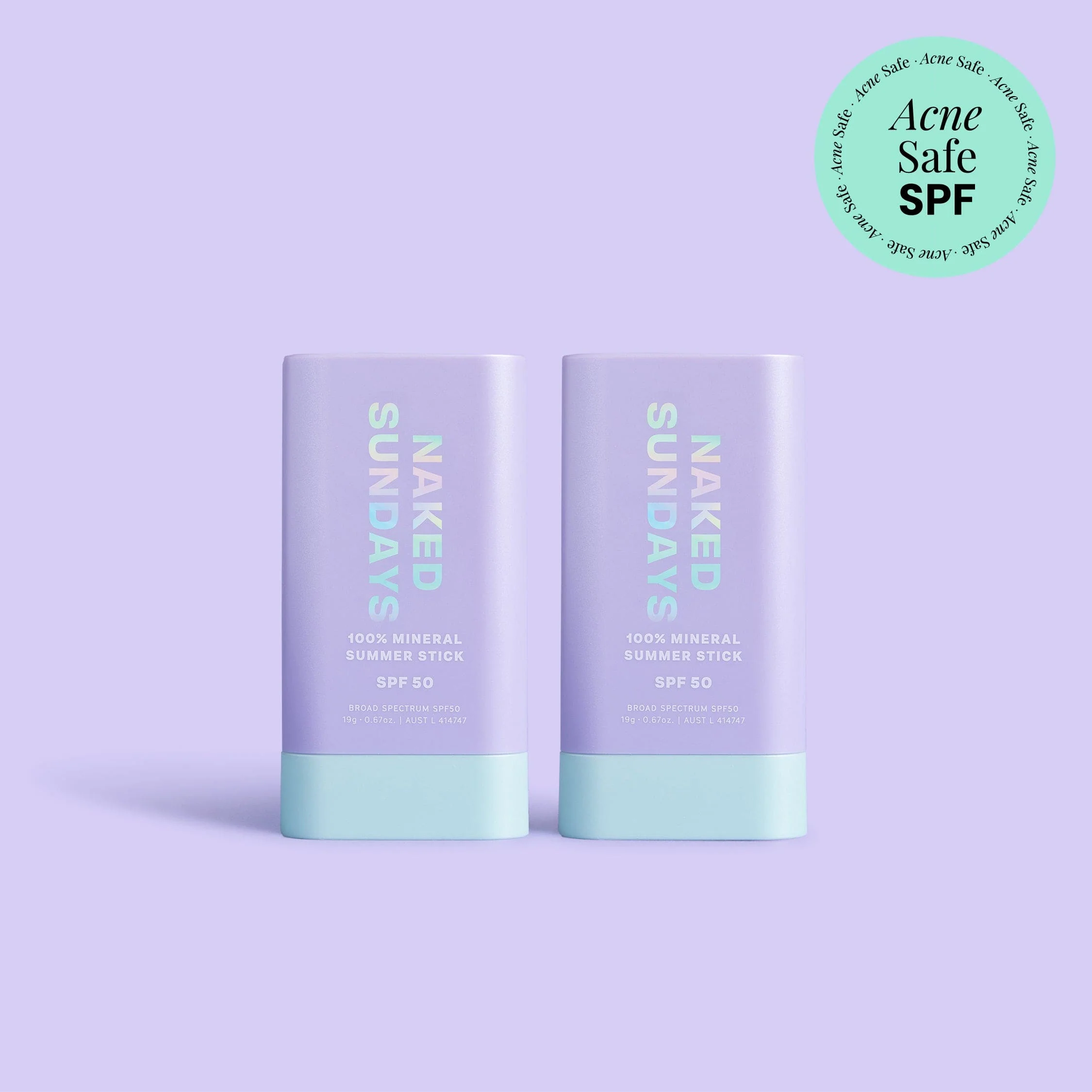 Full Size Twin Variant - SPF50 Mineral Glow Sun Stick