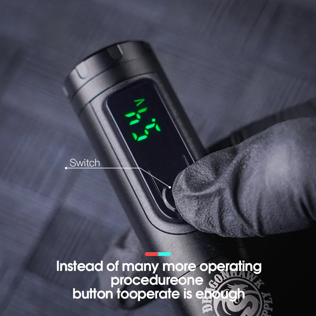 Máquina de Tatuaje Inalámbrica Dragonhawk X4 Pen