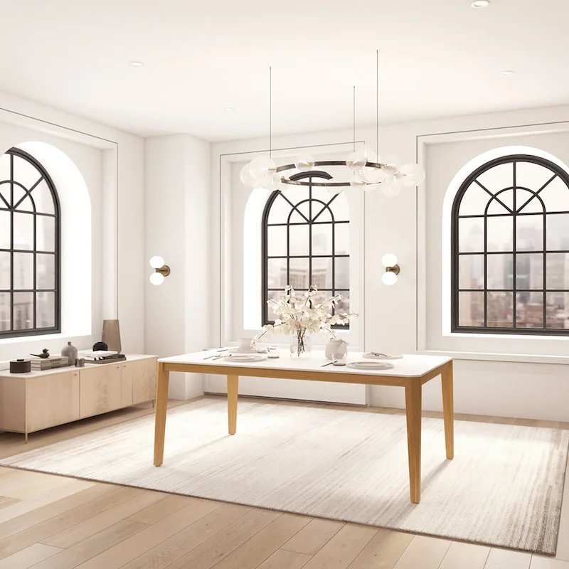 Midtown Concept Valse Wooden Indoor Dining Table