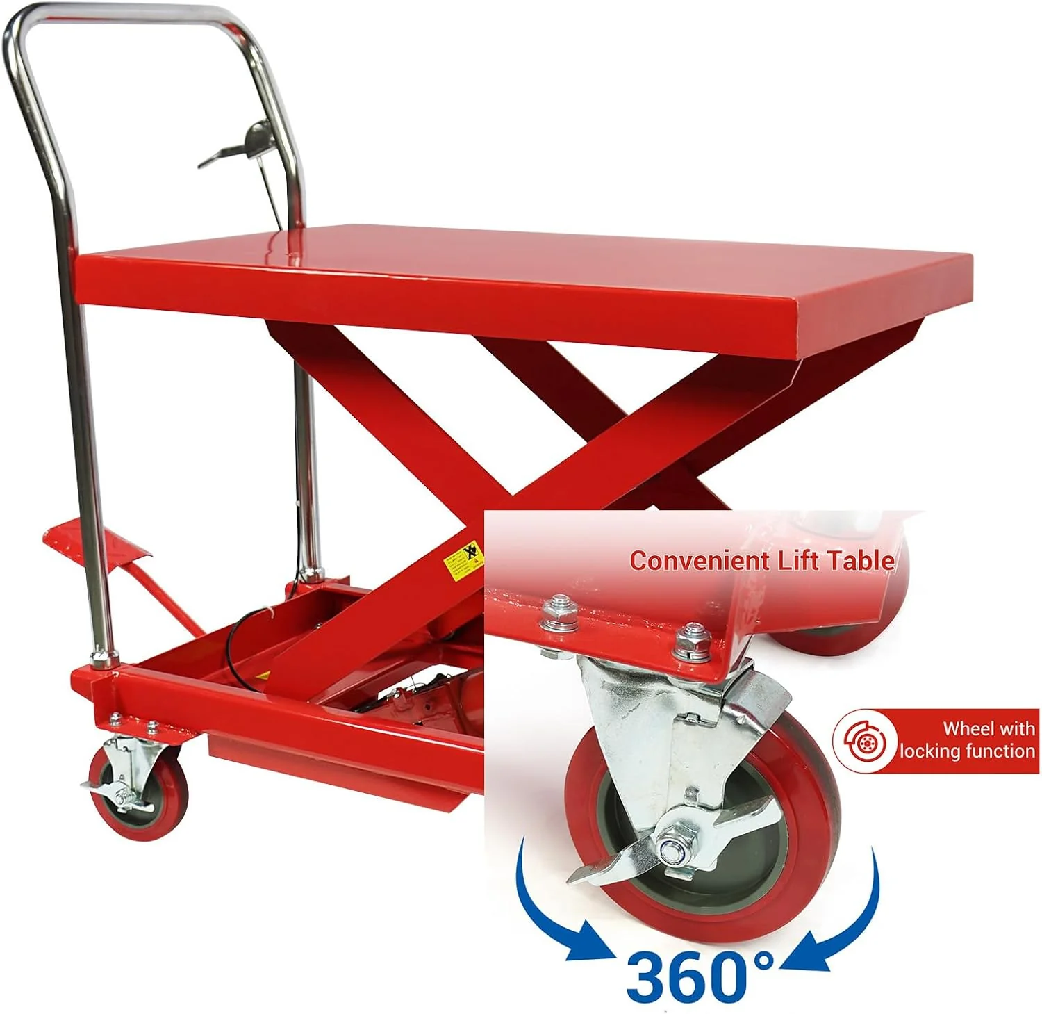 660LBS Hydraulic Lift Table Cart – 31