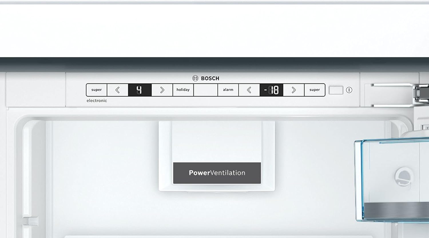Bosch KGN36NWEA Serie 2 Kühl-Gefrier-Kombination, 186 x 60 cm, 215 L Kühlen & 87 L Gefrieren, NoFrost nie wieder abtauen, LED-Beleuchtung gleichmäßige Ausleuchtung