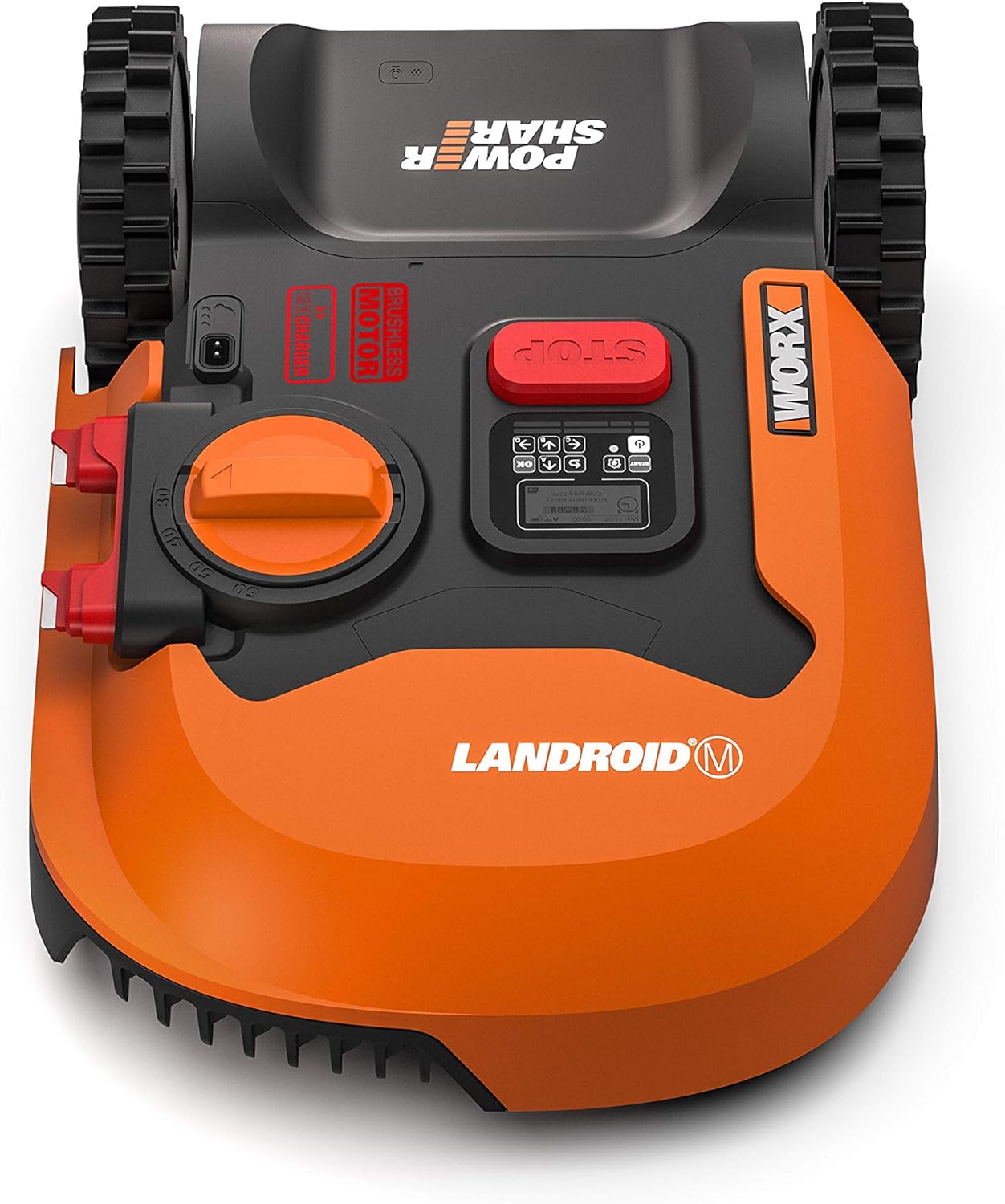 WORX Landroid M WR141E Mhroboter/Akkurasenmher für kleine Grten bis 500 qm/Selbstfahrender Rasenmher für einen sauberen Rasenschnitt, Bunt