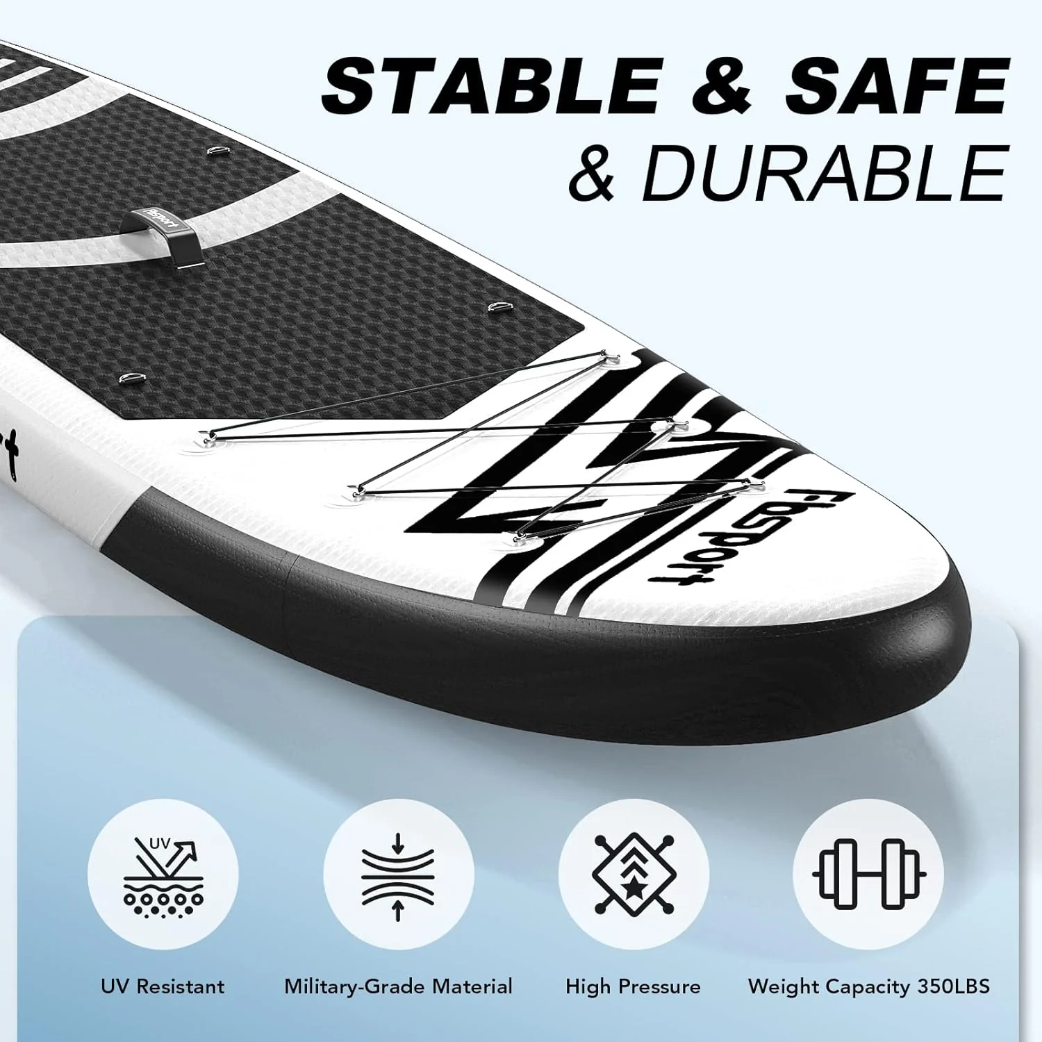 Premium-Stand-Up-Paddle-Board, Yoga-Board mit strapazierf?higem SUP-Zubeh?r und Tragetasche | Breiter Stand, Surf-Kontrolle, rutschfestes Deck, Leine, Paddel und Pumpe f��r Jugendliche und Erwachsene