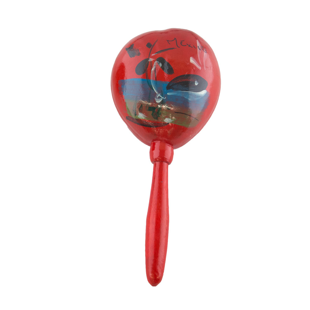 Wholesale Wooden Maracas, Bulk Wooden Maracas, 12 PK Red 9298B