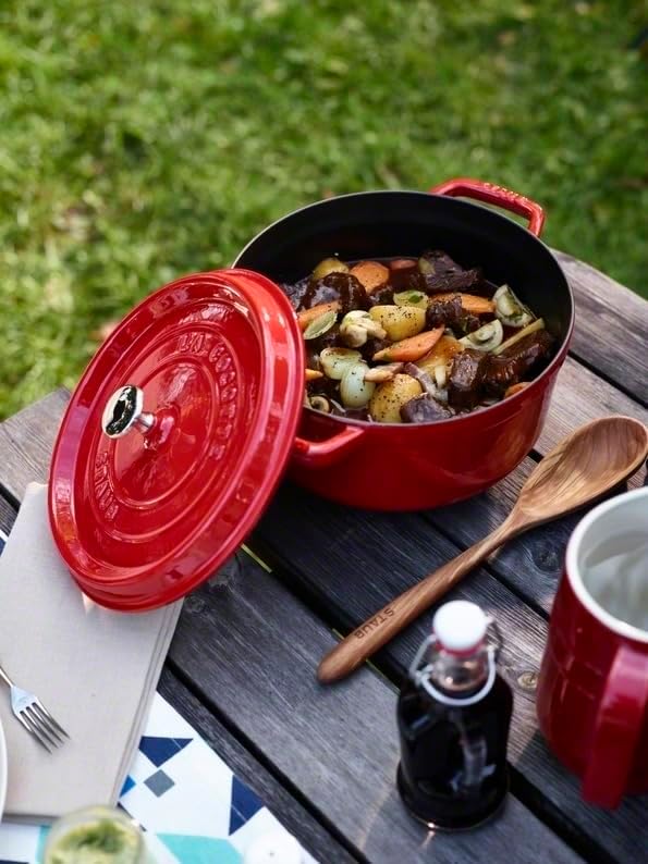 STAUB Garnek żeliwny, okrągły 28 cm, 6,7 L, Czarny