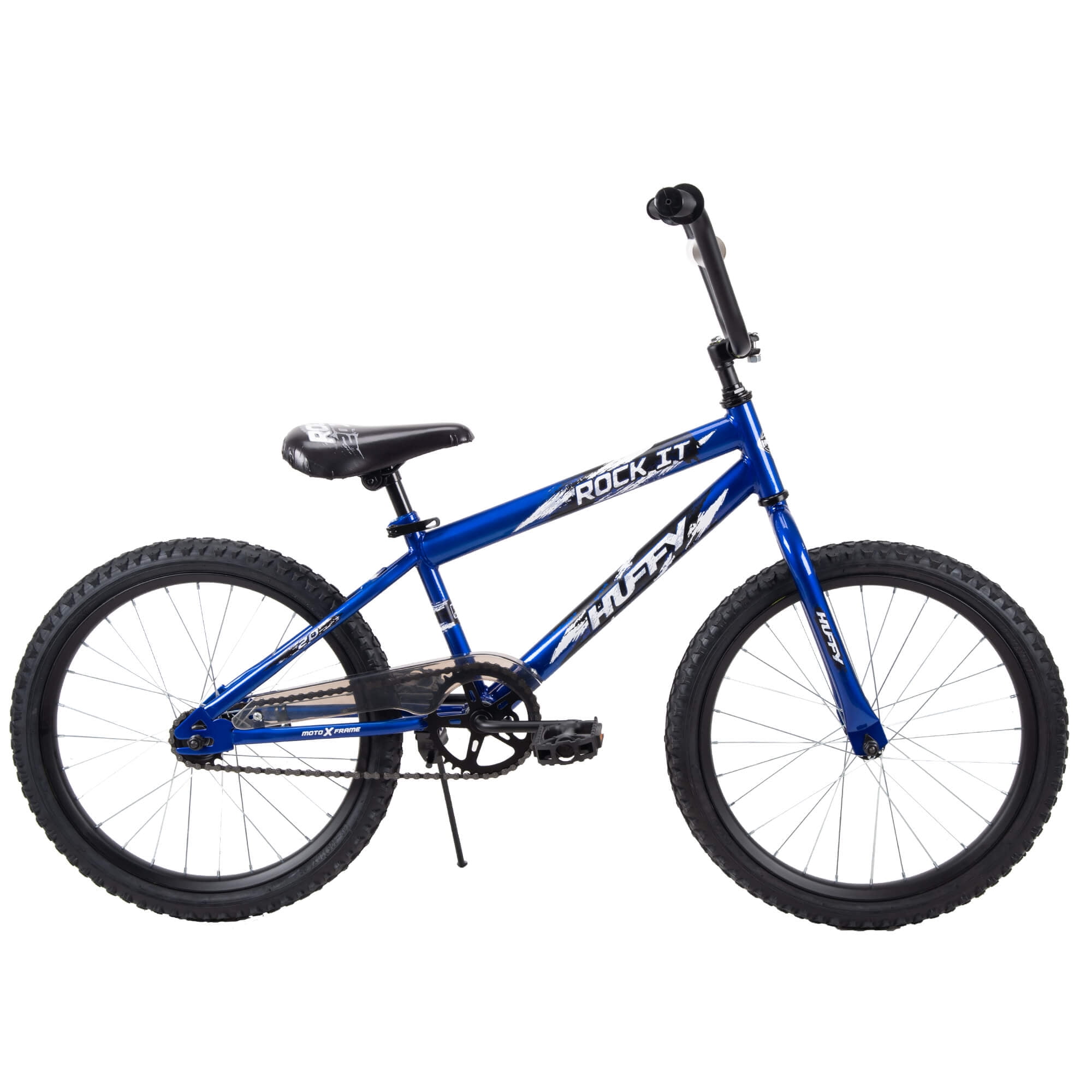 Huffy Rock It 20��� Kids Bike, Royal Blue, Ages 5+, Single-Speed, Coaster Brake, Training Wheels