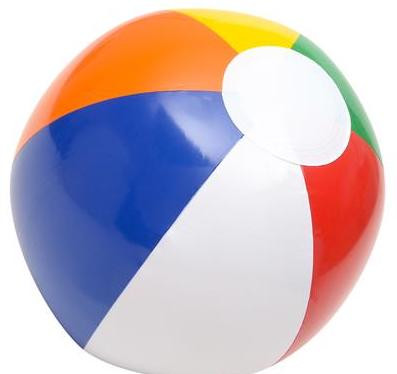 BEACH BALLS 12 PACK STANDARD SIZE 12