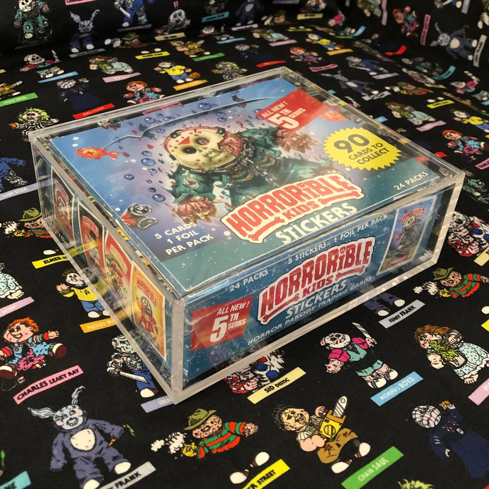 Acrylic Protective Box For Mark Pingitore's Independent Series 24-pack boxes (The Horrorible, Nintendopes, Disasters, etc.)