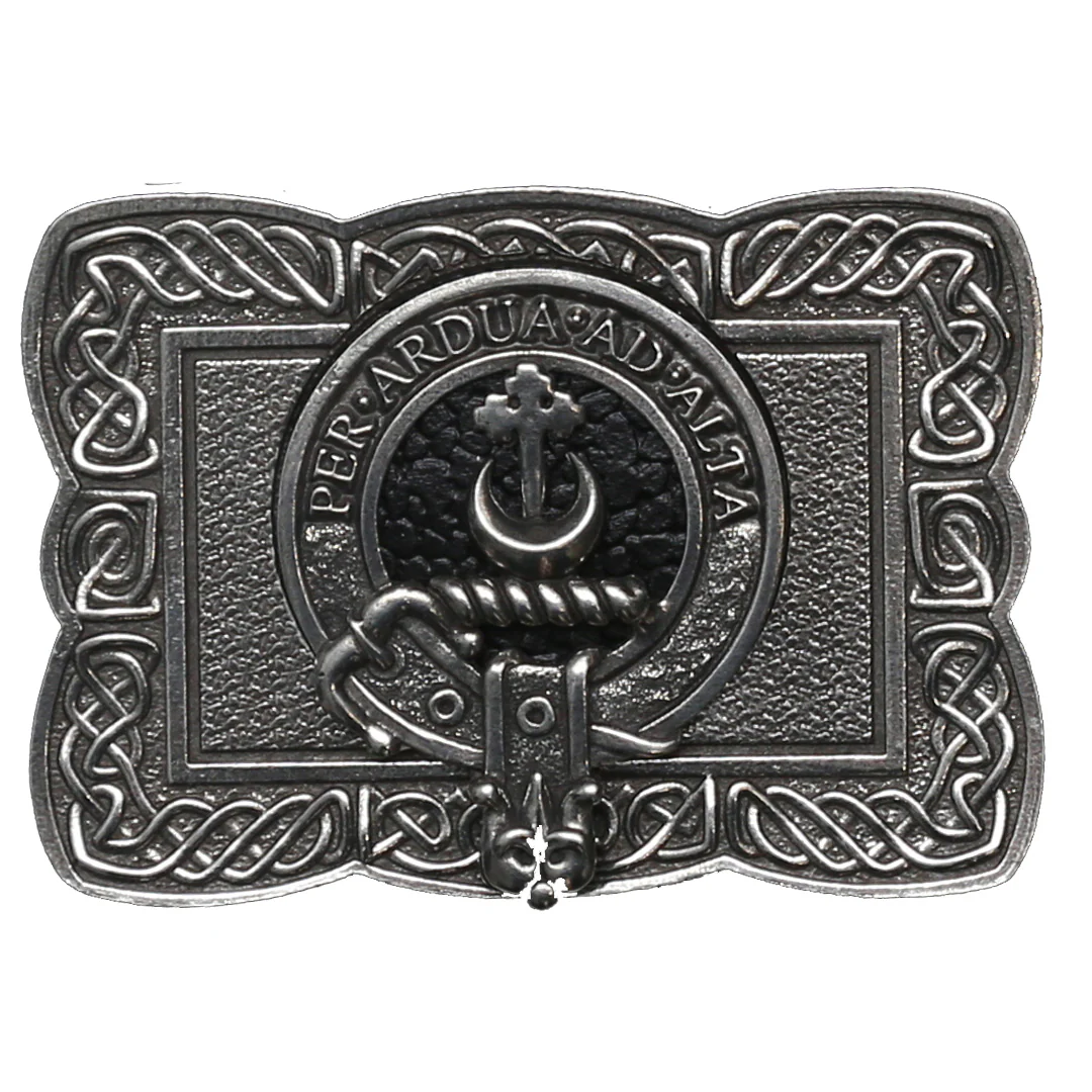 Clan Crest Belt Buckle - Hannay