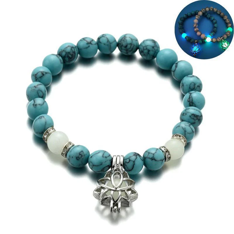 Lotus Armband - Lichtgevend - Turqueniet - Bevrijding