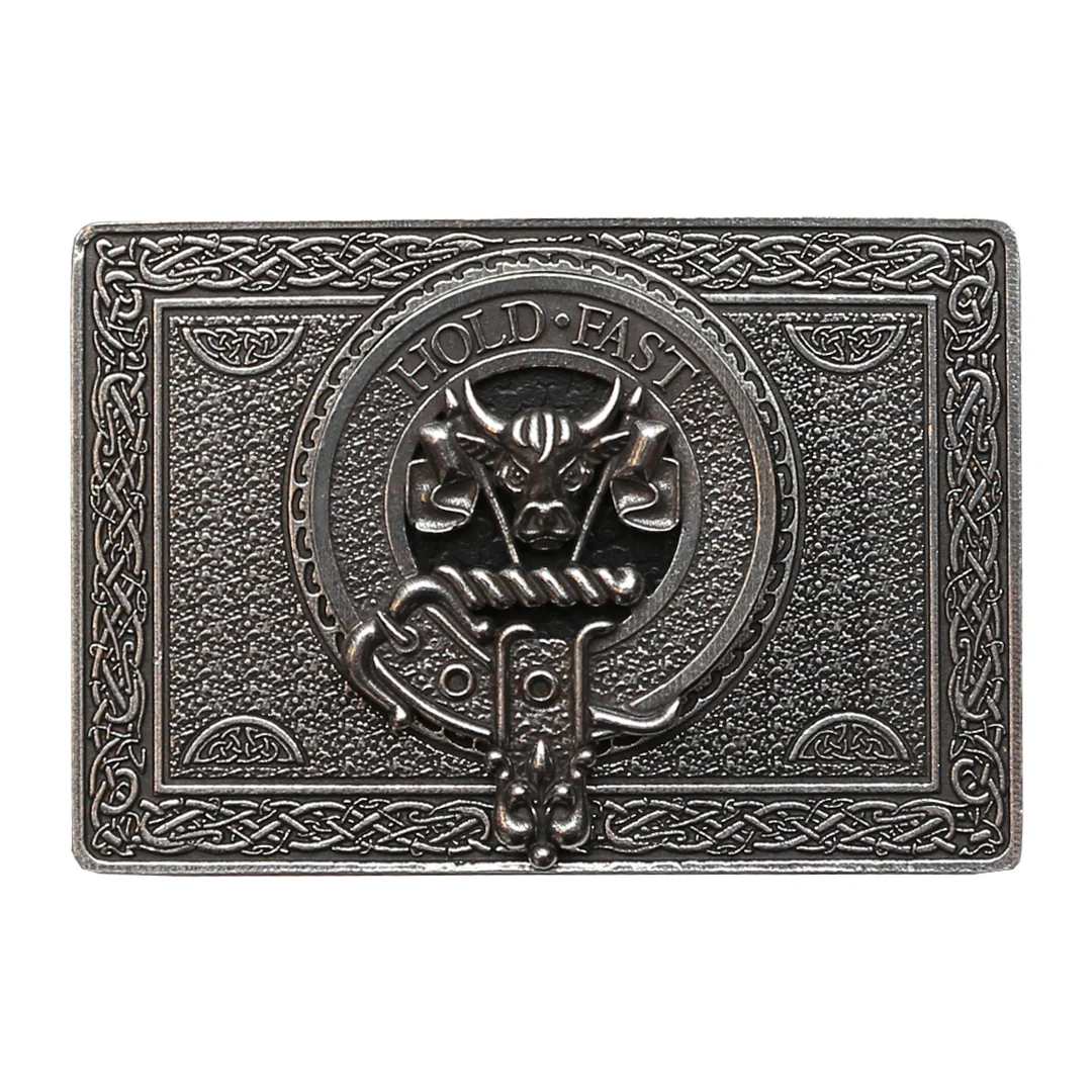 Clan Crest Belt Buckle - MacLeod