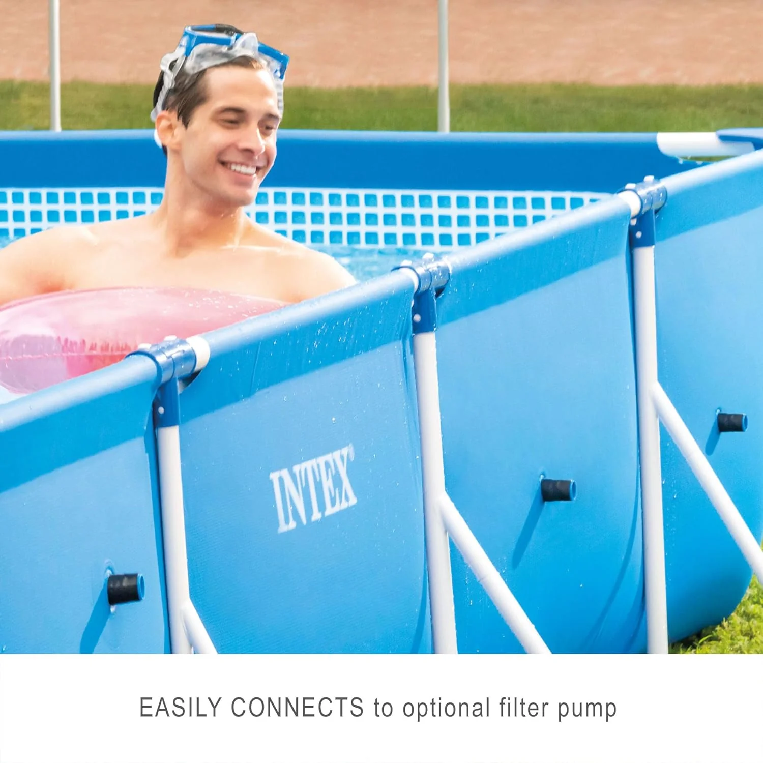Intex 28271NP – Piscina Desmontable Small Frame 260 x 160 x 65 cm, 2.282 Litros, Azul
