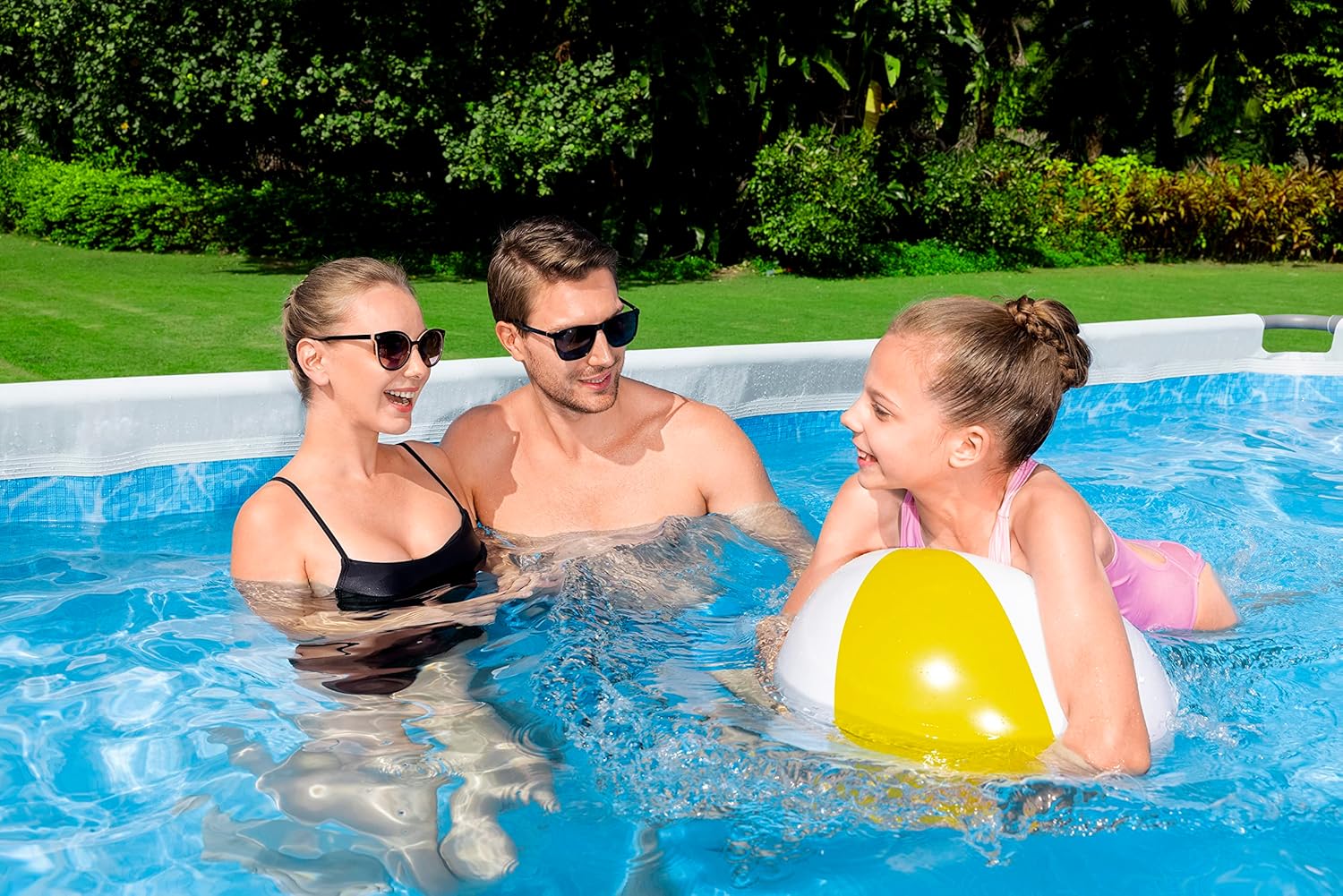 Bestway Juego de Piscina Rectangular de 13'6