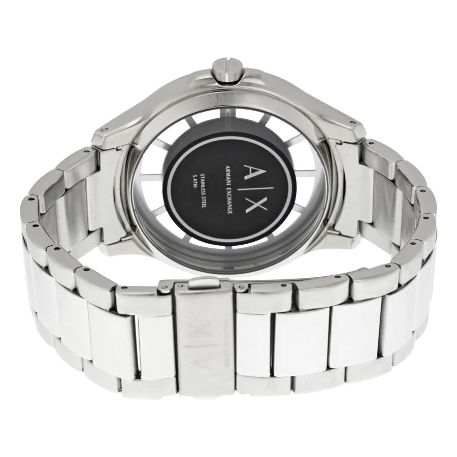 Armani Exchange Hampton Chronograph Silver Steel Strap Men's Watch AX2179