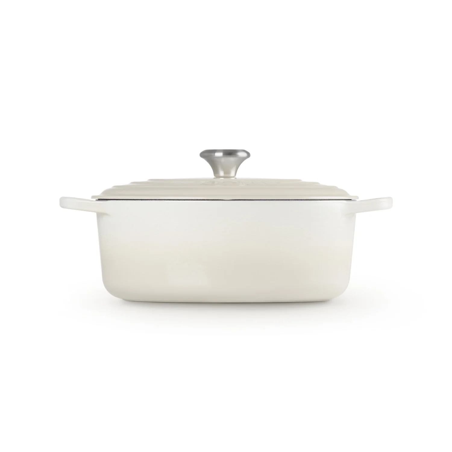 Le Creuset Pfanne Signature Bräter Oval  29 cm Meringue