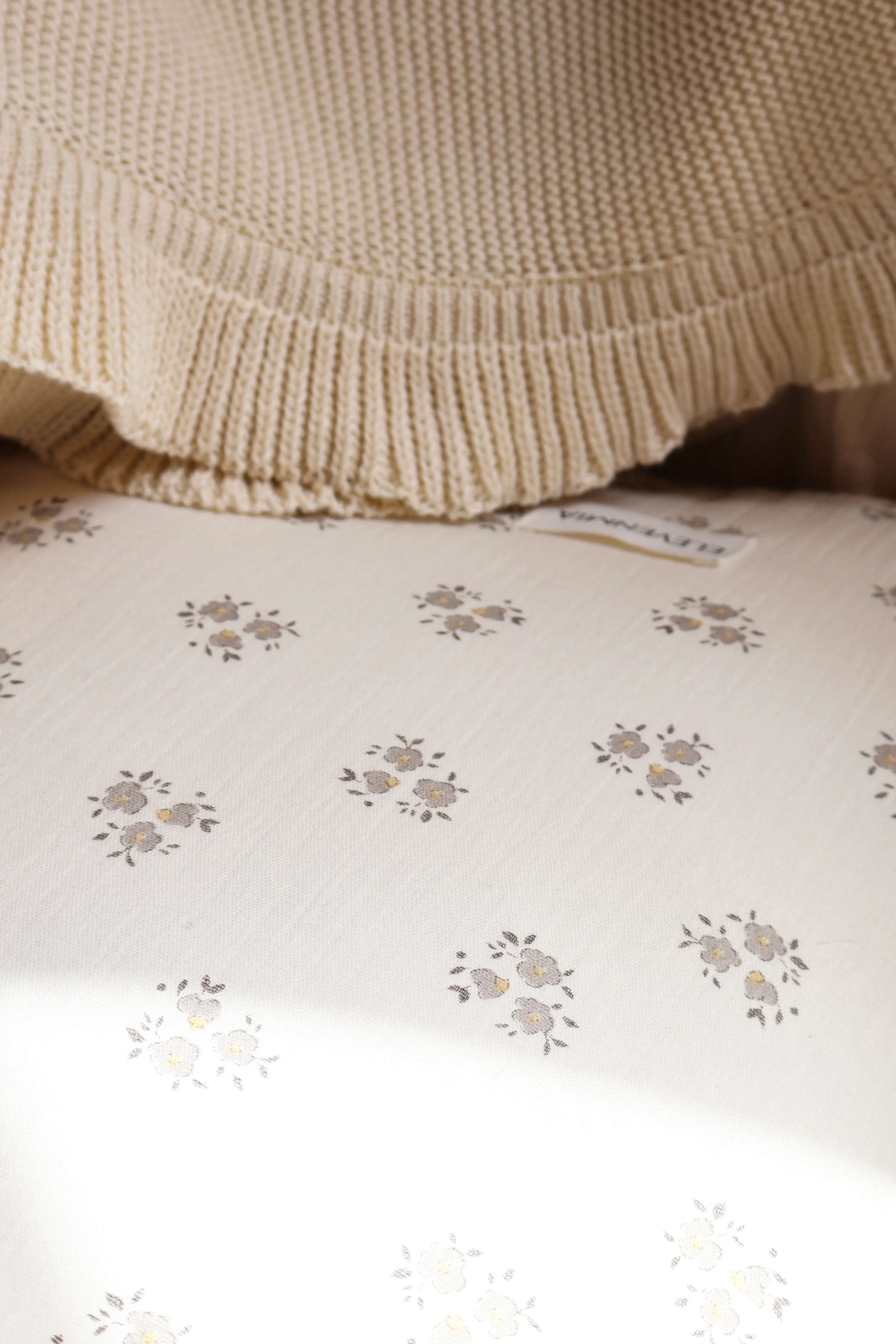 Saco Bajera Cochecito Gasa Sia Gris