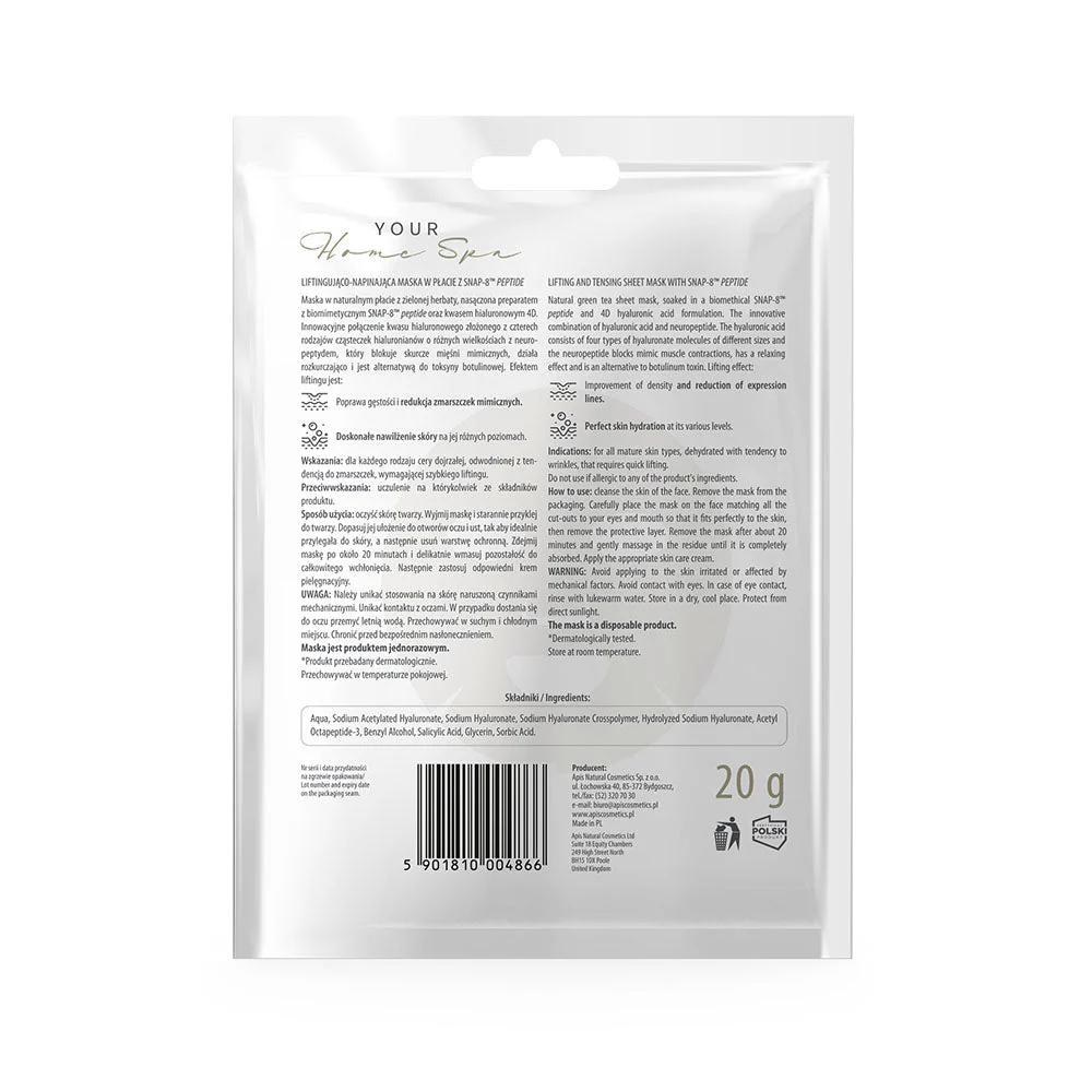 Apis Lifting & Tensing Sheet Mask with SNAP?8 Peptide | 20?g