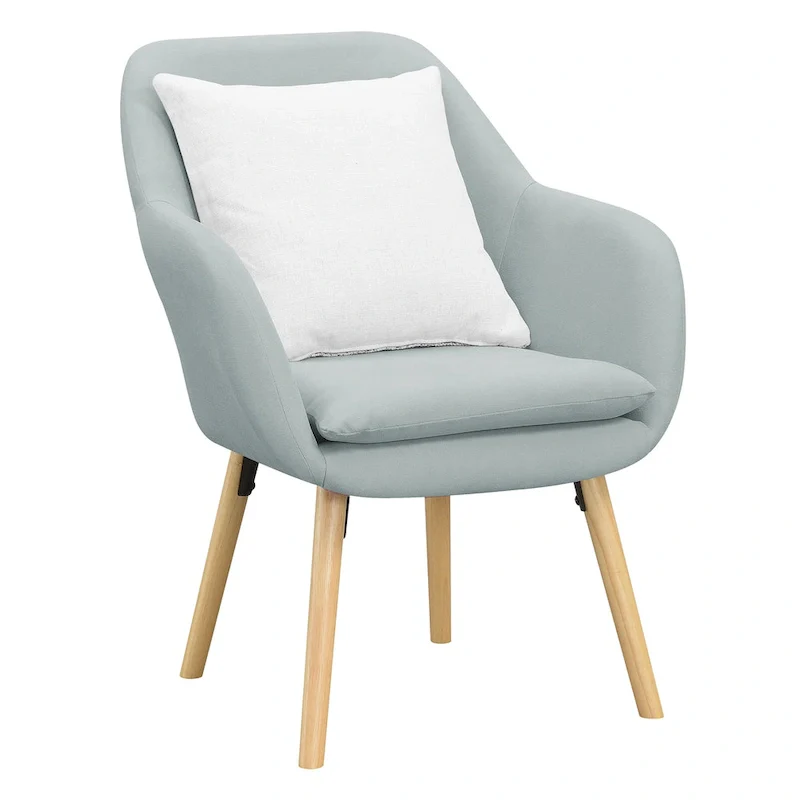 Convenience Concepts Take a Seat Charlotte Wingback Upholstered Accent Armchair