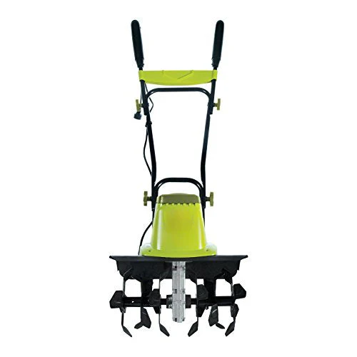 16-Inch 12-Amp Electric Tiller and Cultivator , Green