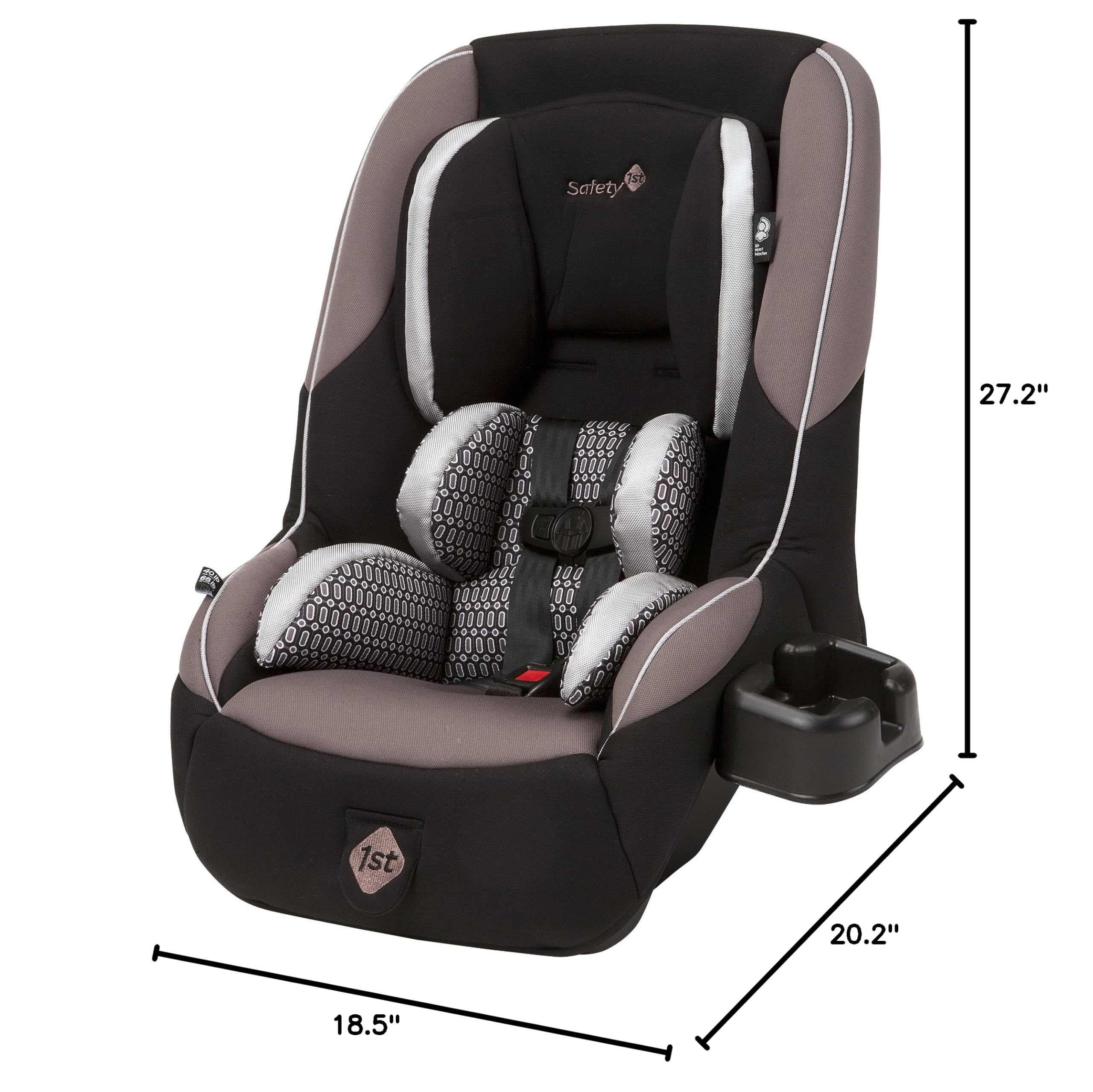 Safety 1st Guide Convertible Car Seat, Fits 3 Across