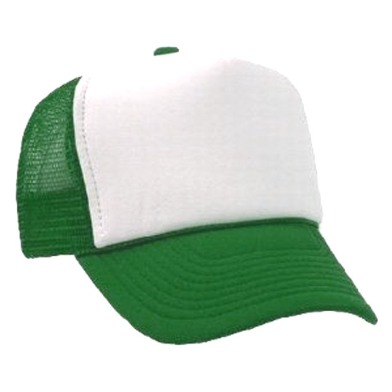 Green Trucker Caps |  White Front  1466
