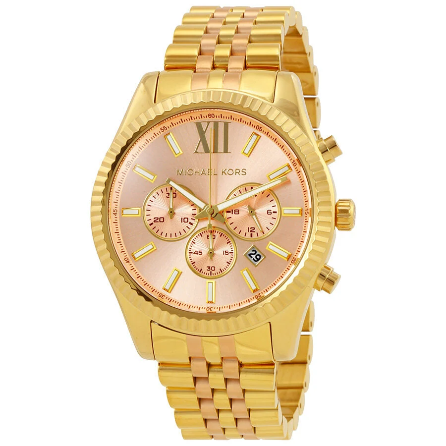 Michael Kors Lexington Chronograph Two-tone Women's Watch - MK6473