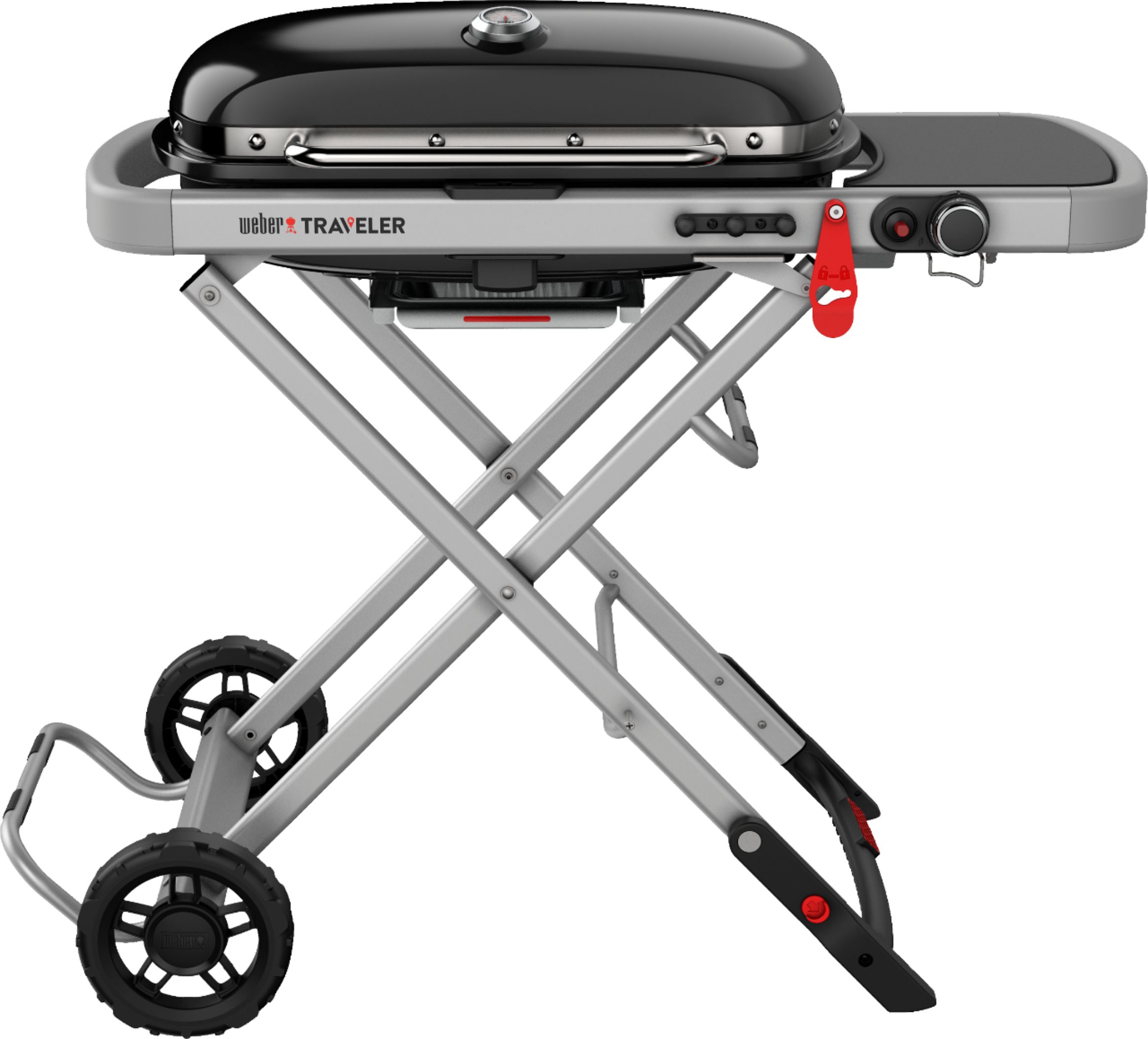 2025 Weber – Traveler Portable Gas Grill – Black