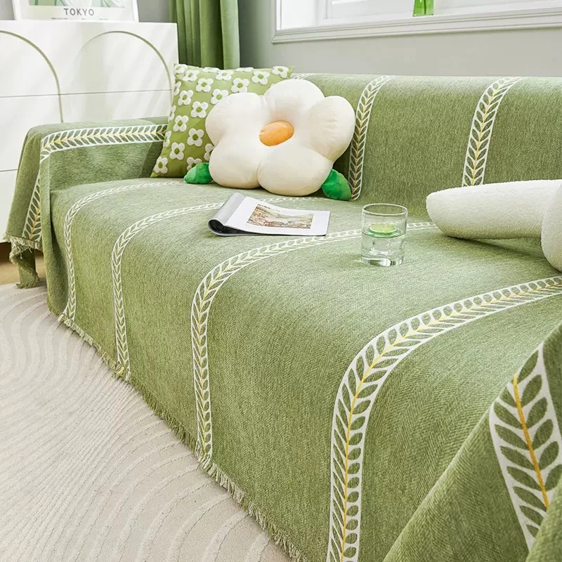 Dinevora Chenille Floral Sofa Cover